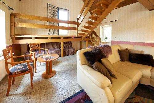 Posezení v ubytování Ferienhaus Mosel-Herberge