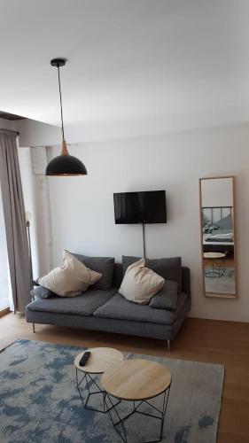 Area soggiorno di Nena Apartments Metropolpark Berlin - Mitte -Adult Only