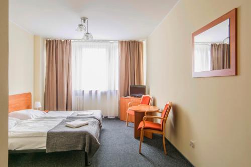 Posteľ alebo postele v izbe v ubytovaní Gdański Dom Turystyczny Hostel