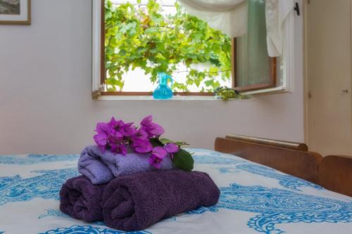 Postel nebo postele na pokoji v ubytování Aras Wind Rose