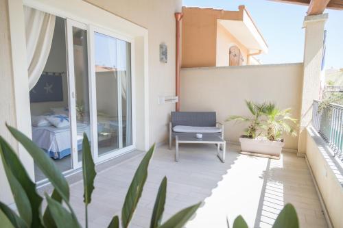Balkón nebo terasa v ubytování Hotel Regina Simius
