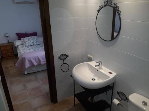 Koupelna v ubytování La Venta del Arriero
