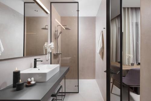 Koupelna v ubytování Terra Residence