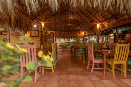 A restaurant or other place to eat at Club Surf Popoyo