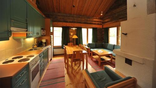 Zona d'estar a Lost Inn Cabins