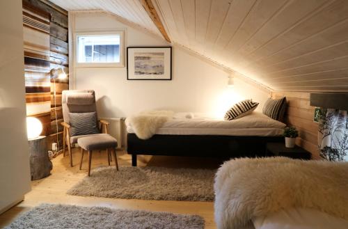 Гостиная зона в Lodge 67°N Lapland