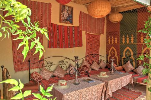 Istumisnurk majutusasutuses Riad ELIZZI