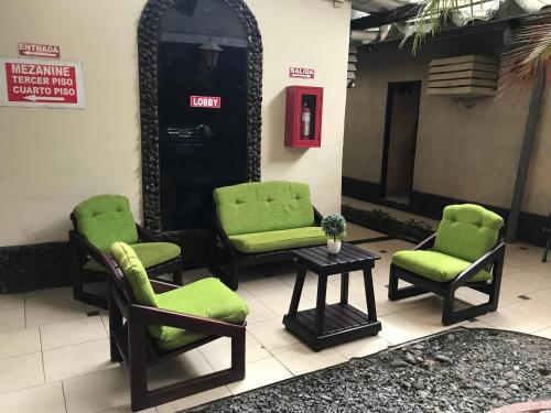 Χώρος καθιστικού στο Hotel Imperial