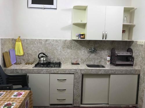 Kuchyň nebo kuchyňský kout v ubytování Shamil House