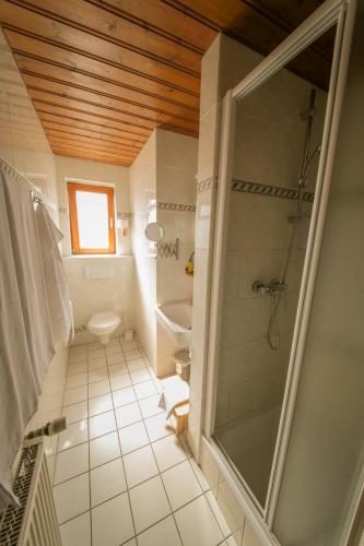 Ένα μπάνιο στο Hotel Kraus
