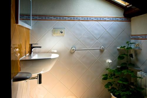 Phòng tắm tại Casa da Lembranza