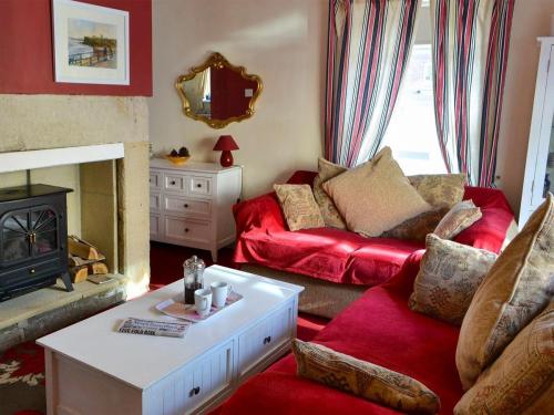 A seating area at Gull Cottage 