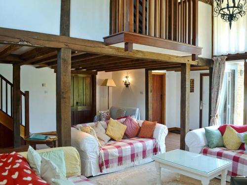 A seating area at Tiplen Green Barn 
