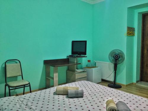 Un televizor și/sau centru de divertisment la Vercxli 24