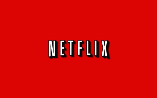 a red sign with the word netflix on it at Worthing Rest in Worthing