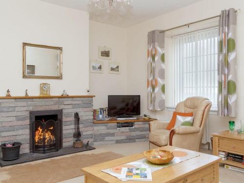 A seating area at Downanhill Cottage 