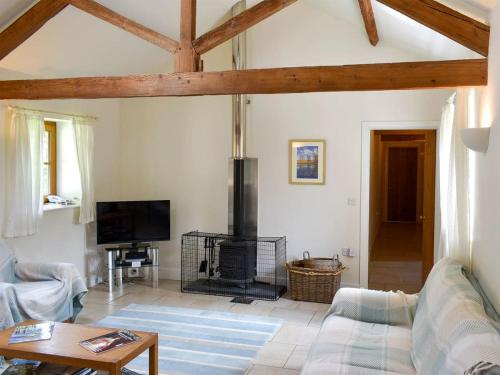 A seating area at Lower Dairy Barn 