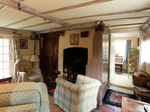 A seating area at Cwmmegan 