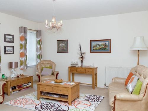 A seating area at Downanhill Cottage 