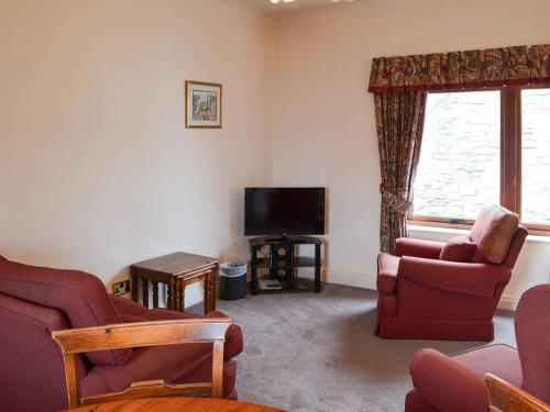 A seating area at Crag End 