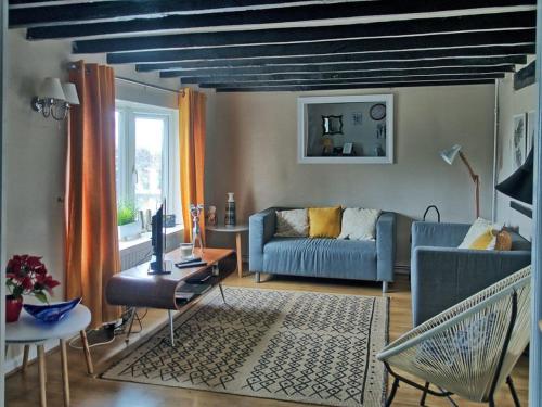 A seating area at Bramble Cottage 