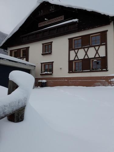 Haus Morgensonne semasa musim sejuk