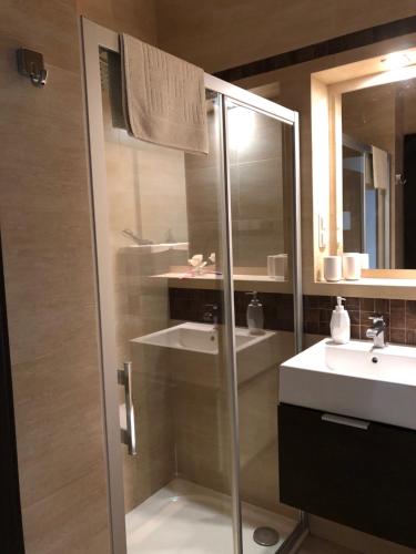 Ένα μπάνιο στο Apartament Morski