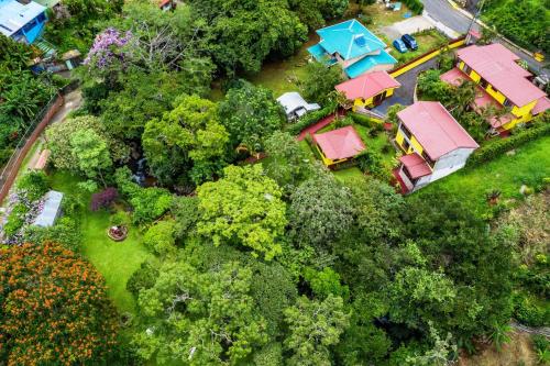 Ett flygfoto av La Terraza Guest House B&B