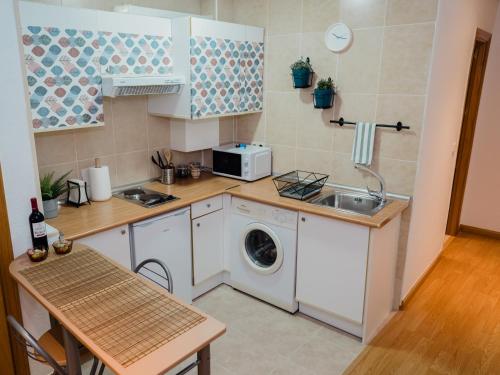Kuchyň nebo kuchyňský kout v ubytování Apartamento Moderno, Madrid Centro