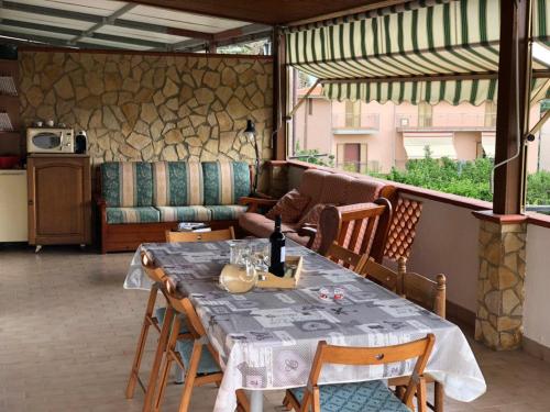 Posezení v ubytování La Terrazza di Carmen e Fausto