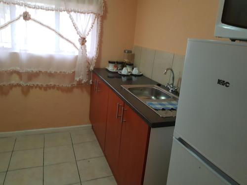 Kuchyň nebo kuchyňský kout v ubytování Canterbury Self-catering