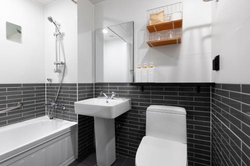 Vannituba majutusasutuses Hotel Firststay Myeongdong