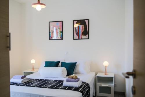 En eller flere senger på et rom på Phaedrus Living City Centre Luxury Flat Anemone 103