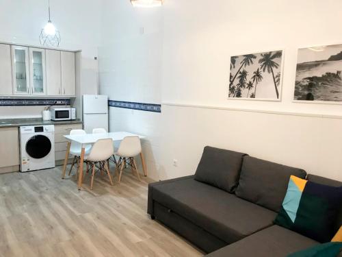 Et opholdsområde på Ideal Apartamento Tipo Loft en Triana Sevilla Wifi