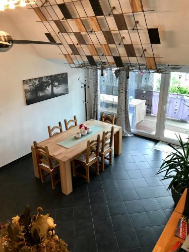 Χώρος καθιστικού στο Top Ferienwohnung 125 m² in Salem