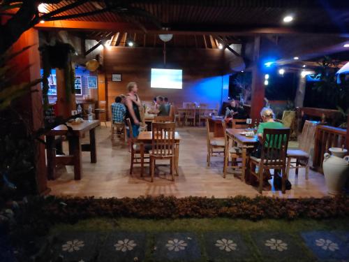 A restaurant or other place to eat at Medewi Beach Inn