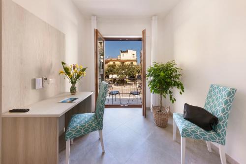 Posezení v ubytování Delle Rose Suites