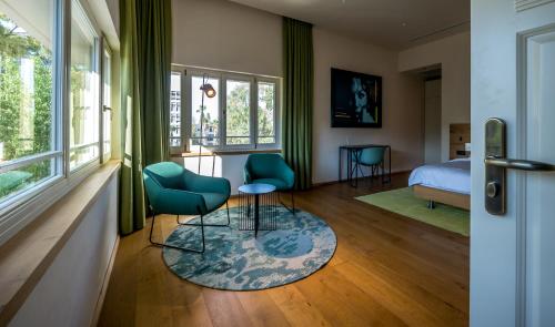 Et opholdsområde på Schumacher Hotel Haifa