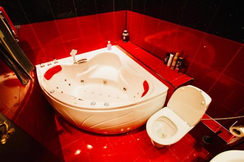 Ванная комната в Red Nest Homestay