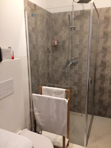 Ένα μπάνιο στο Kropla Bałtyku Darłówko Apartament ECCO