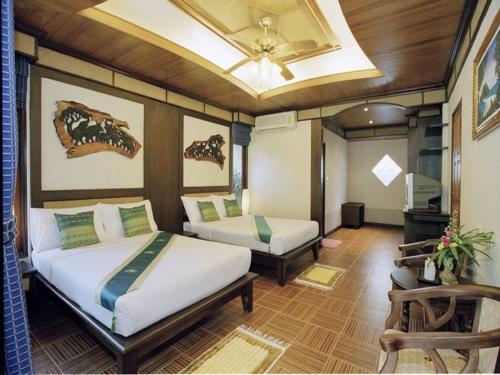 Postelja oz. postelje v sobi nastanitve Railay Viewpoint Resort