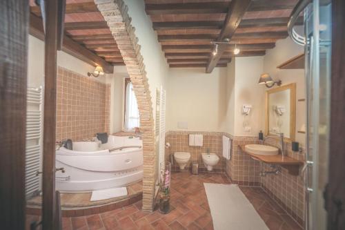 Ένα μπάνιο στο Agriturismo Selvella