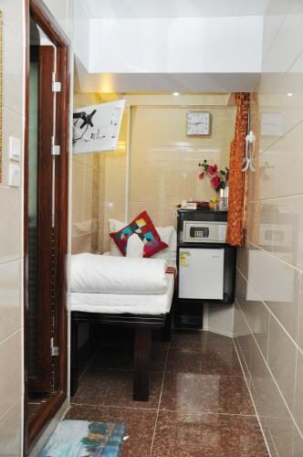 Postel nebo postele na pokoji v ubytování Pearl Premium Guest House(10/F)