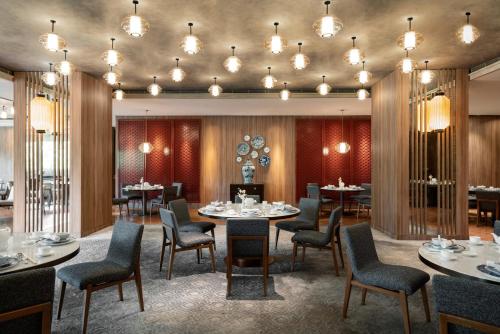Coin salon dans l'établissement Edsa Shangri-La, Manila