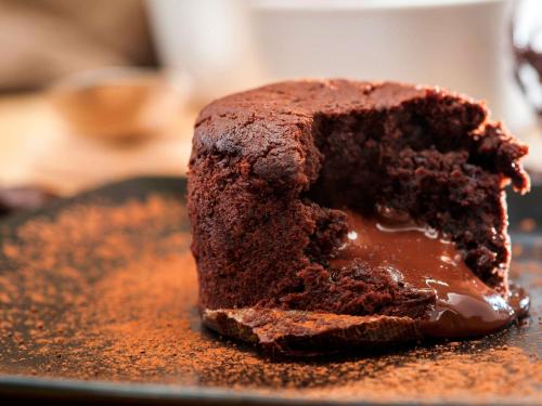 a chocolate cake sitting on top of a plate at ibis Hotel München City in Munich