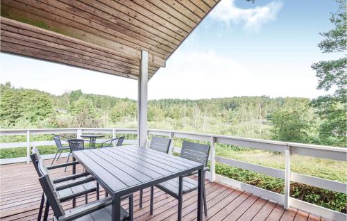 Ban công/sân hiên tại Holiday Home Hvidmosevej Ebeltoft Iv