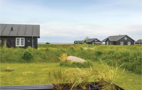 a group of houses in a field with grass at Three-Bedroom Holiday Home In Nysted in Nysted