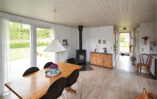 Posezení v ubytování Holiday Home Bogfinkevej Ørsted Xi