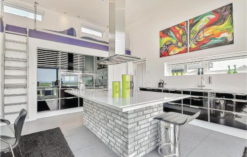 Kuchyň nebo kuchyňský kout v ubytování Holiday Home Oddermosen Sydals Xi