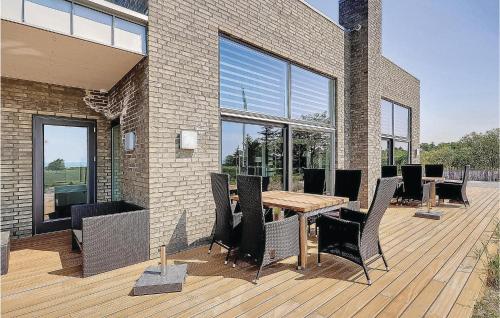 Balkón nebo terasa v ubytování Holiday Home Oddermosen Sydals Xi
